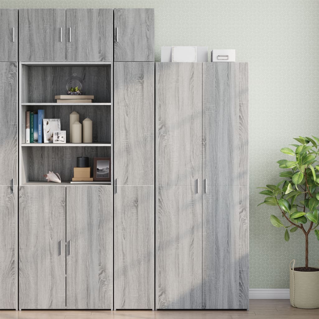 Sonoma grauer Wandschrank 30x42,5x40 cm, Holzwerkstoff