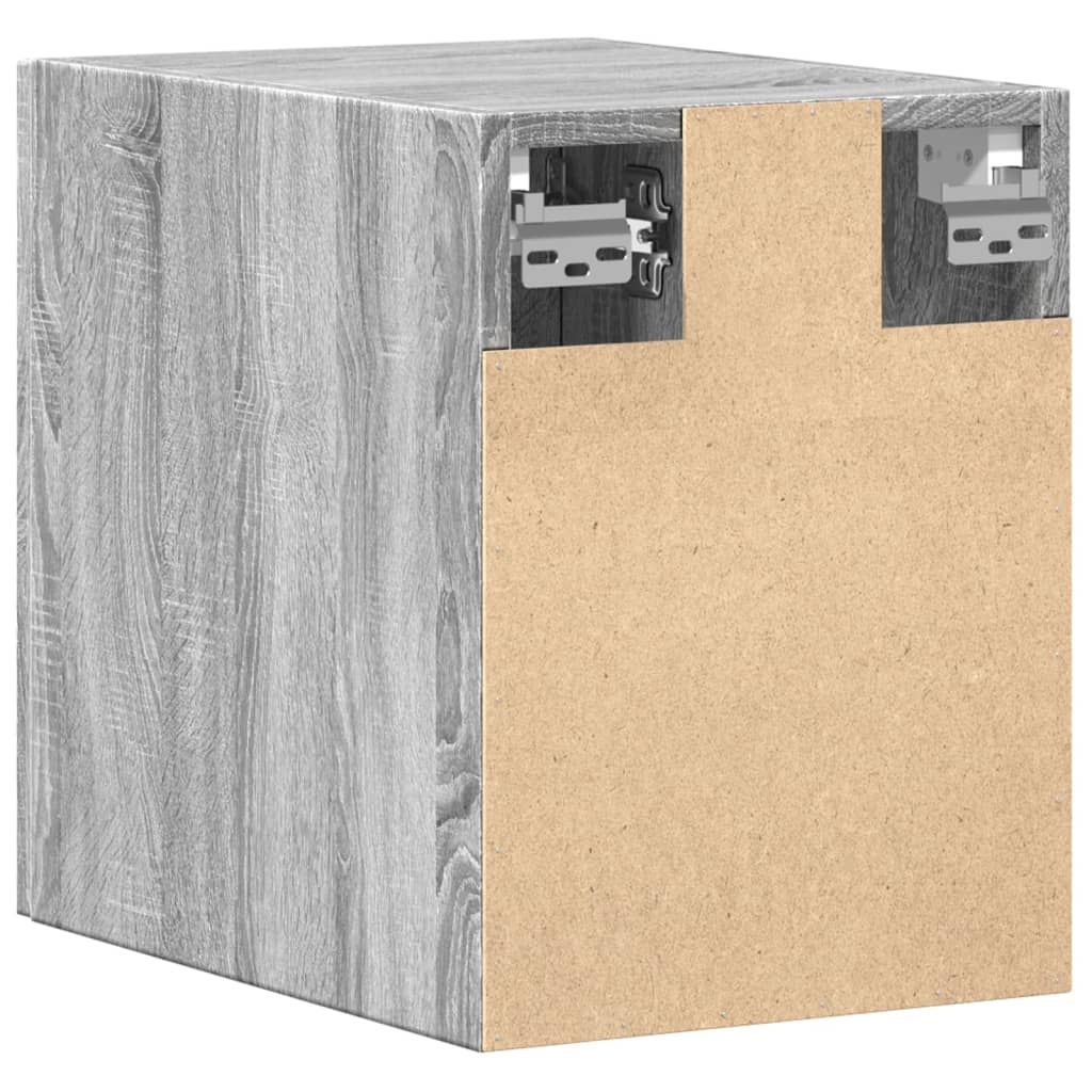 Sonoma grauer Wandschrank 30x42,5x40 cm, Holzwerkstoff