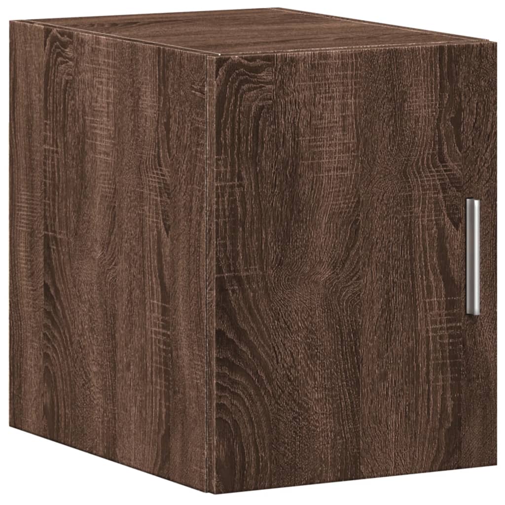 Wandschrank aus brauner Eiche, 30 x 42,5 x 40 cm, Holzwerkstoff