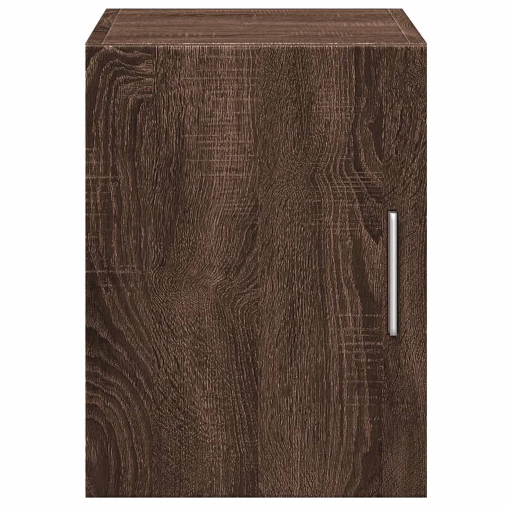 Wandschrank aus brauner Eiche, 30 x 42,5 x 40 cm, Holzwerkstoff