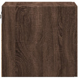 Wandschrank aus brauner Eiche, 30 x 42,5 x 40 cm, Holzwerkstoff