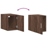 Wandschrank aus brauner Eiche, 30 x 42,5 x 40 cm, Holzwerkstoff