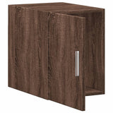 Wandschrank aus brauner Eiche, 30 x 42,5 x 40 cm, Holzwerkstoff