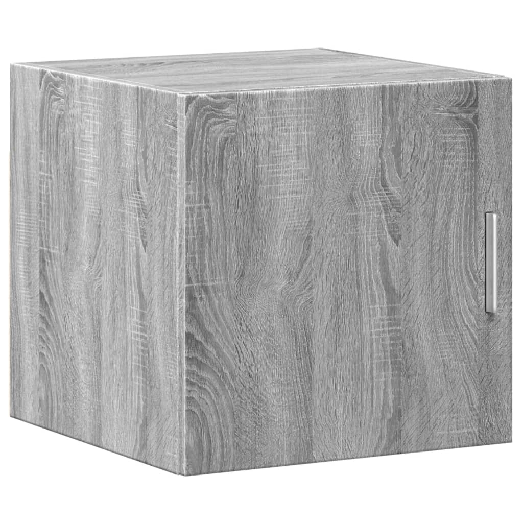 Armoire murale sonoma gris 40x42,5x40 cm bois d'ingénierie