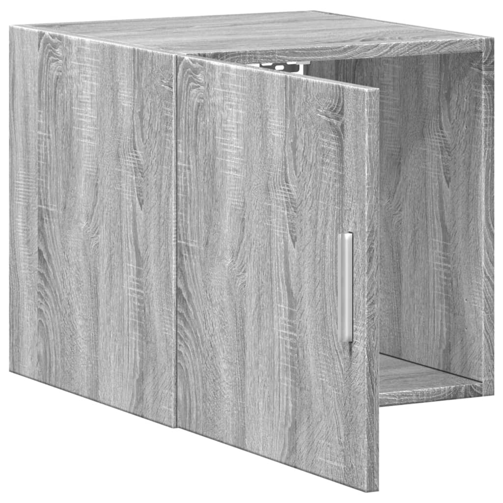 Armoire murale sonoma gris 40x42,5x40 cm bois d'ingénierie