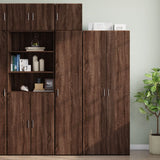 Wandschrank aus brauner Eiche, 40 x 42,5 x 40 cm, Holzwerkstoff