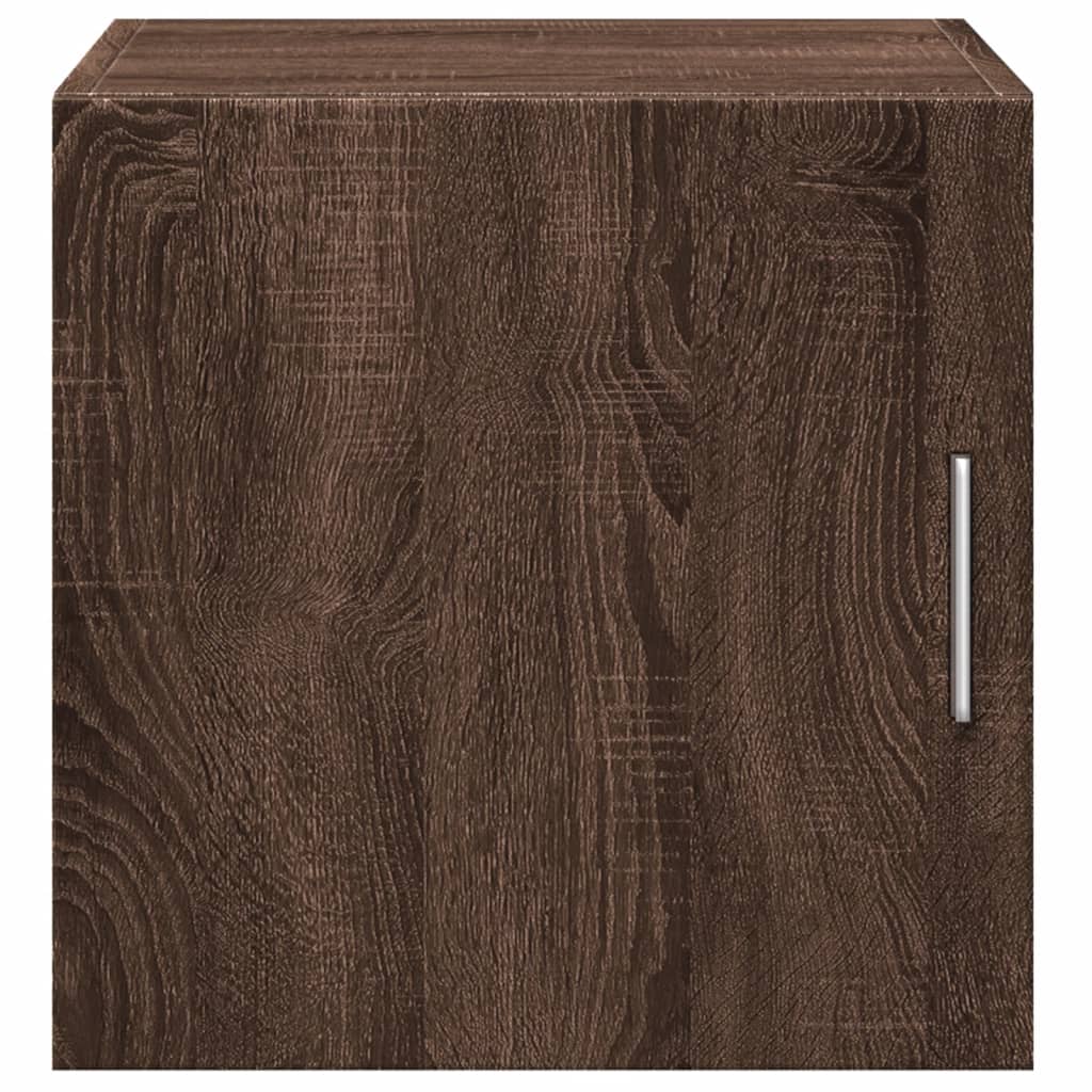 Wandschrank aus brauner Eiche, 40 x 42,5 x 40 cm, Holzwerkstoff