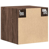 Wandschrank aus brauner Eiche, 40 x 42,5 x 40 cm, Holzwerkstoff