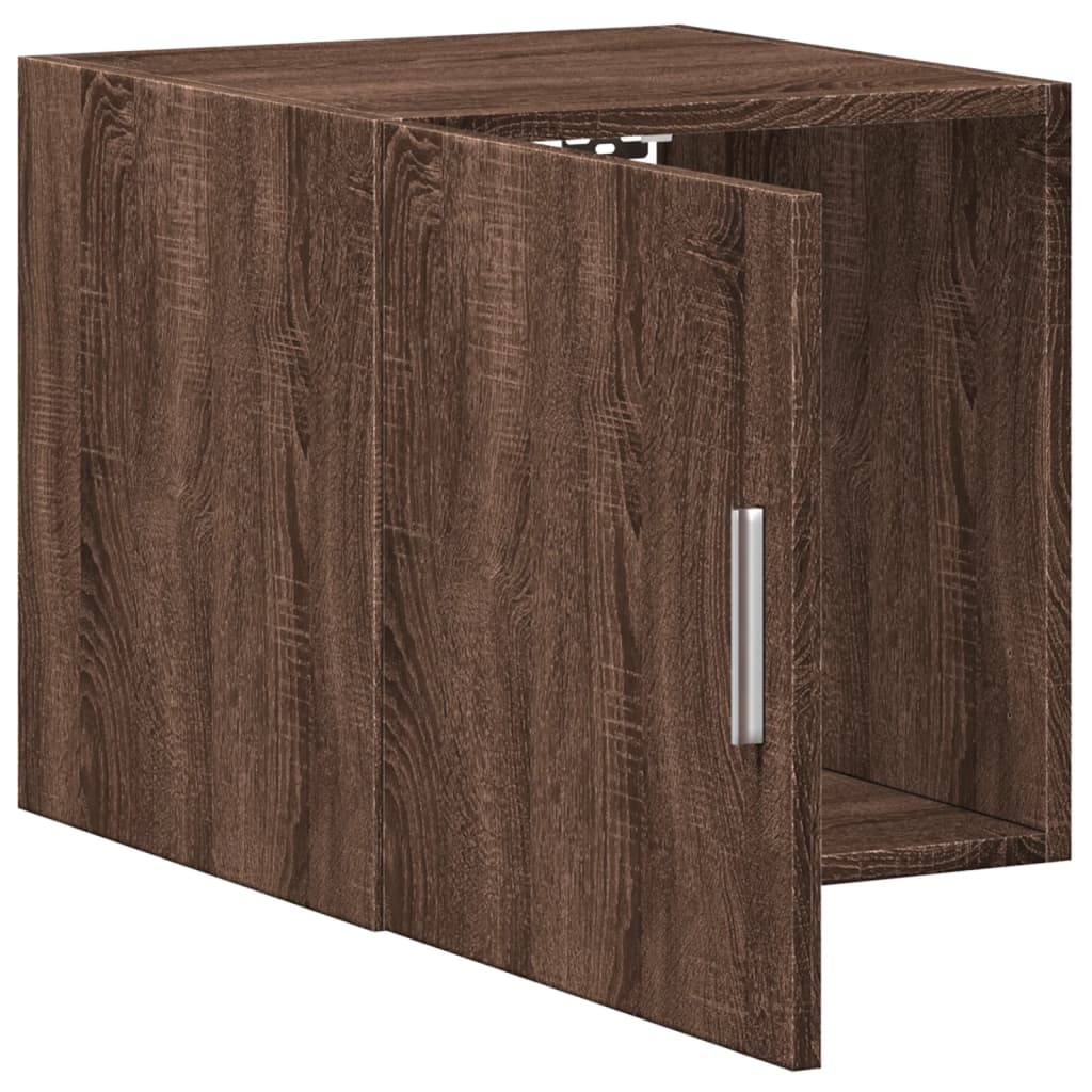 Wandschrank aus brauner Eiche, 40 x 42,5 x 40 cm, Holzwerkstoff