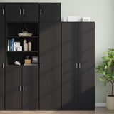 Armoire murale noir 45x42,5x40 cm bois d'ingénierie