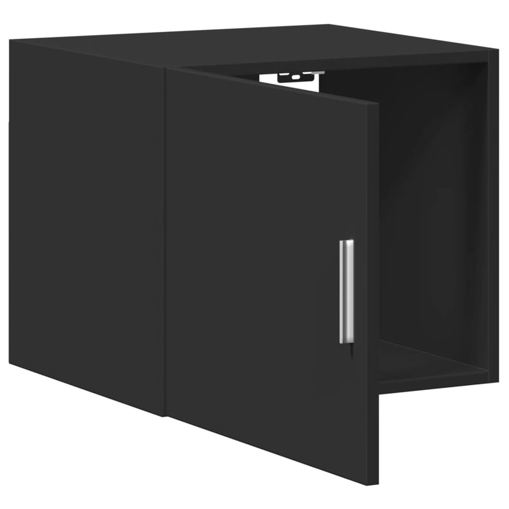 Armoire murale noir 45x42,5x40 cm bois d'ingénierie