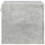 Armoire murale gris béton 45x42,5x40 cm bois d'ingénierie