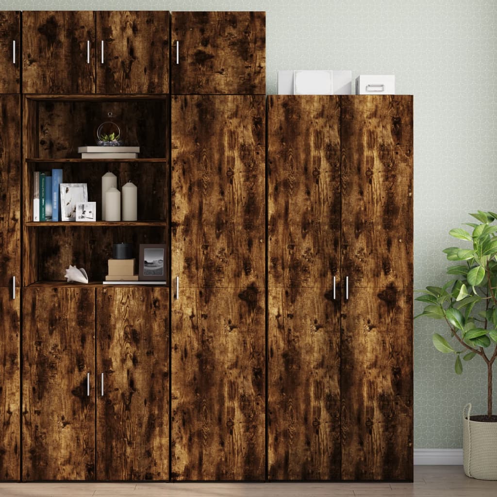 Wandschrank aus geräucherter Eiche, 45 x 42,5 x 40 cm, Holzwerkstoff