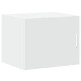 White wall cabinet 50x42.5x40 cm engineered wood