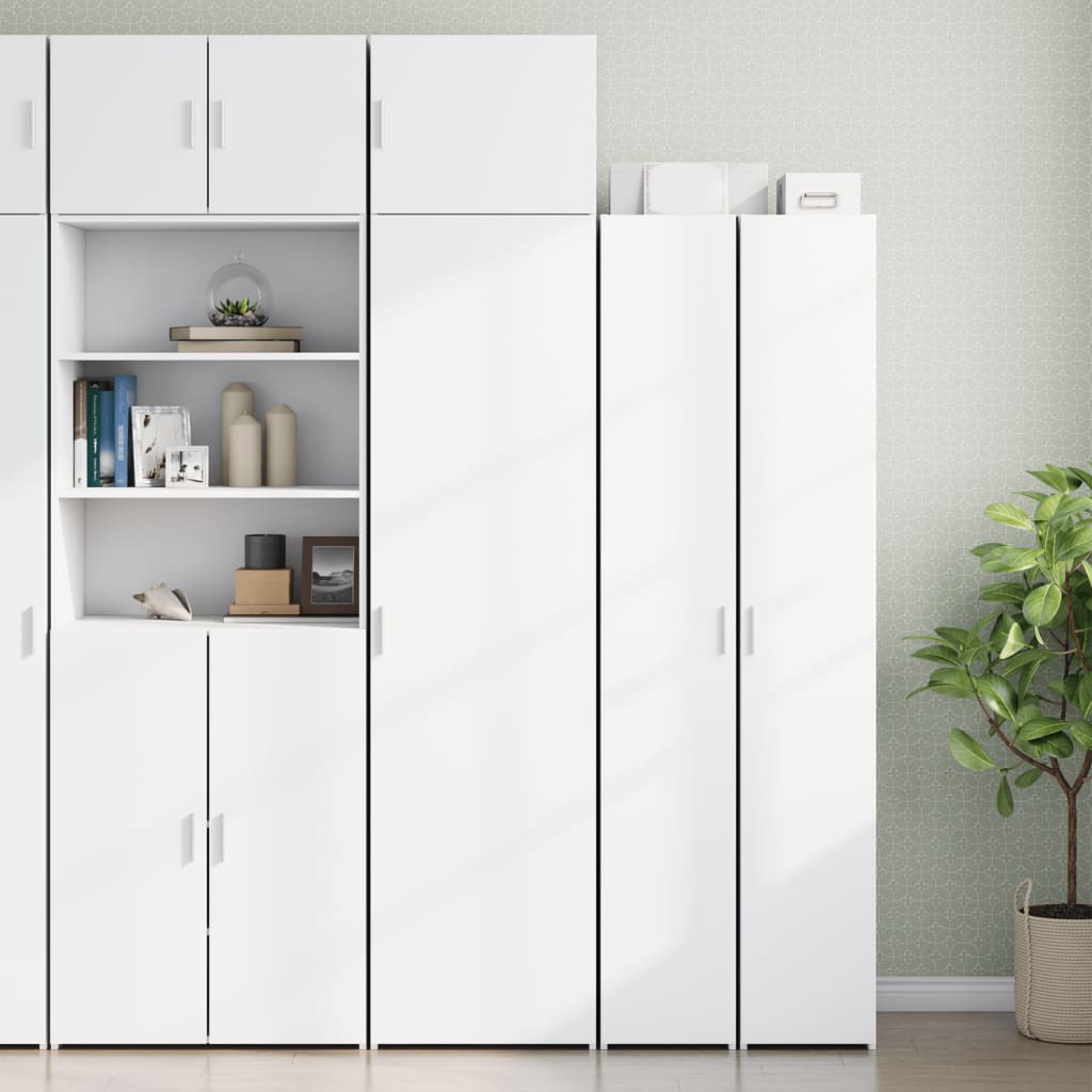 White wall cabinet 50x42.5x40 cm engineered wood