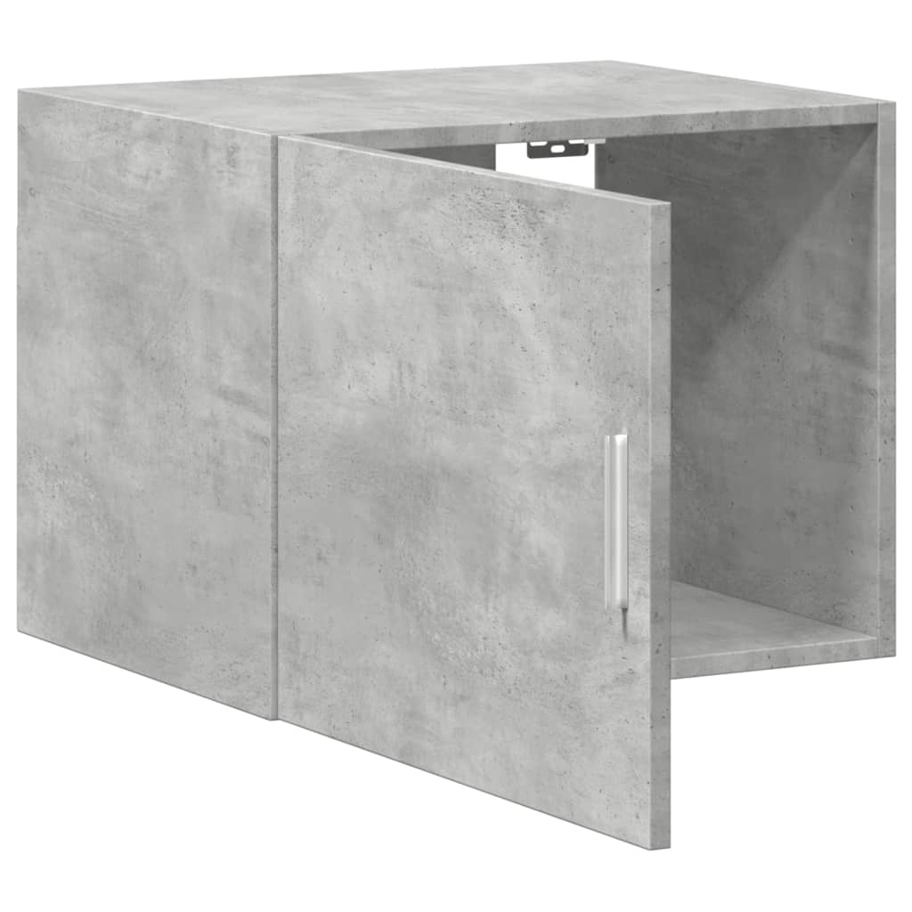 Armoire murale gris béton 50x42,5x40 cm bois d'ingénierie