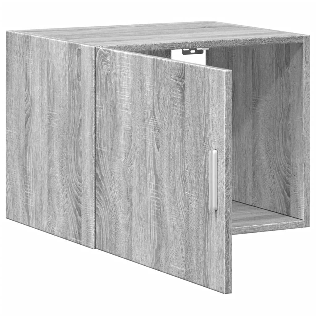 Armoire murale sonoma gris 50x42,5x40 cm bois d'ingénierie