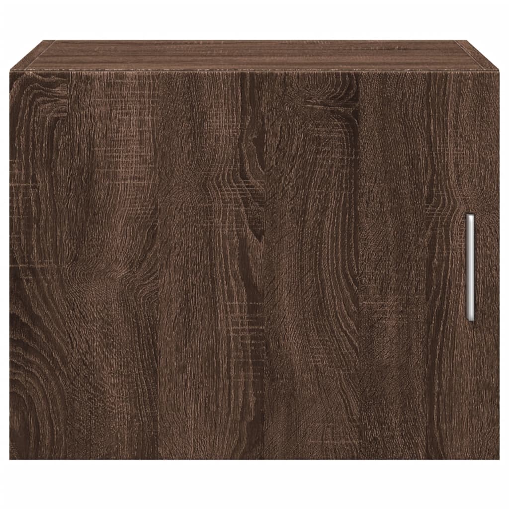 Wandschrank aus brauner Eiche, 50 x 42,5 x 40 cm, Holzwerkstoff