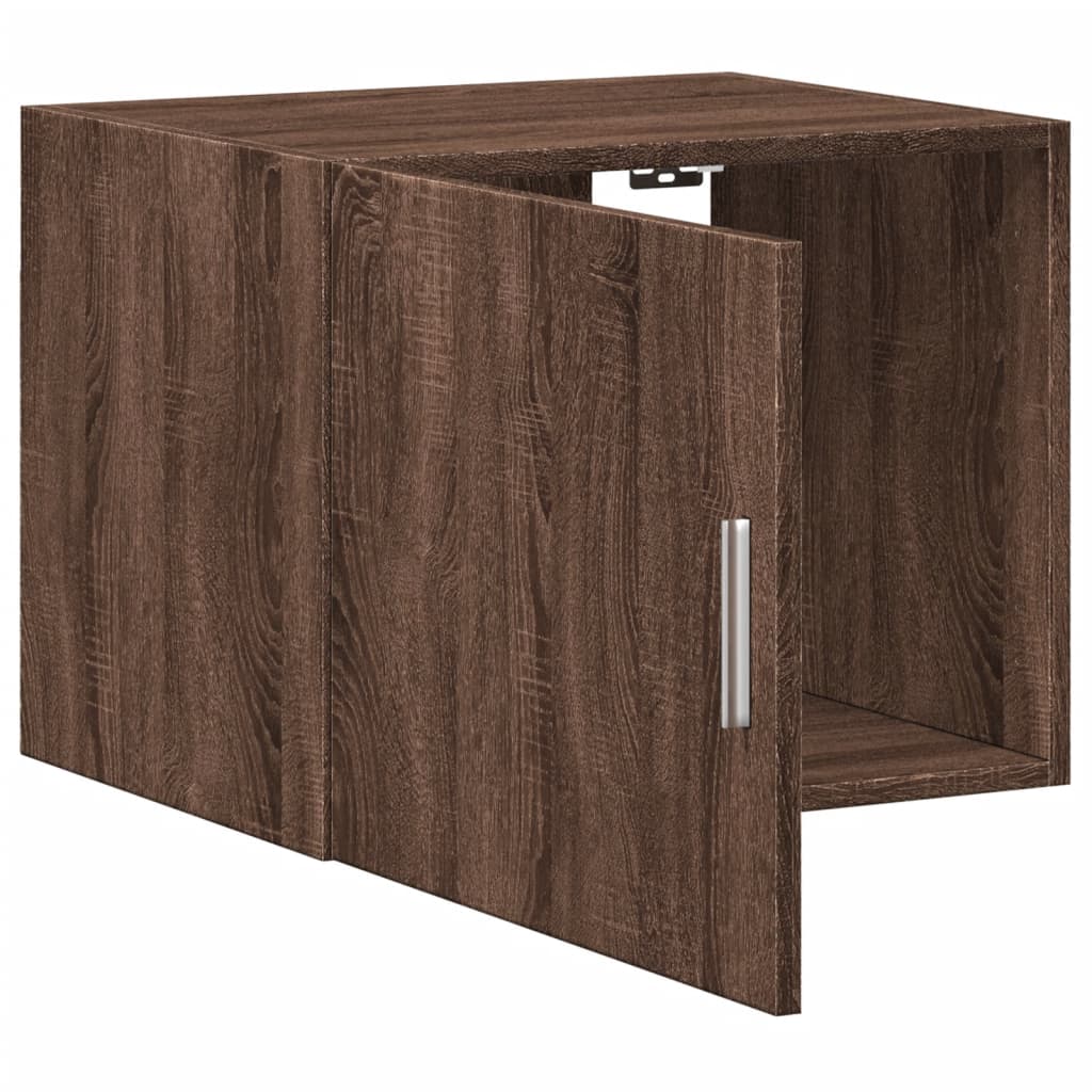 Wandschrank aus brauner Eiche, 50 x 42,5 x 40 cm, Holzwerkstoff