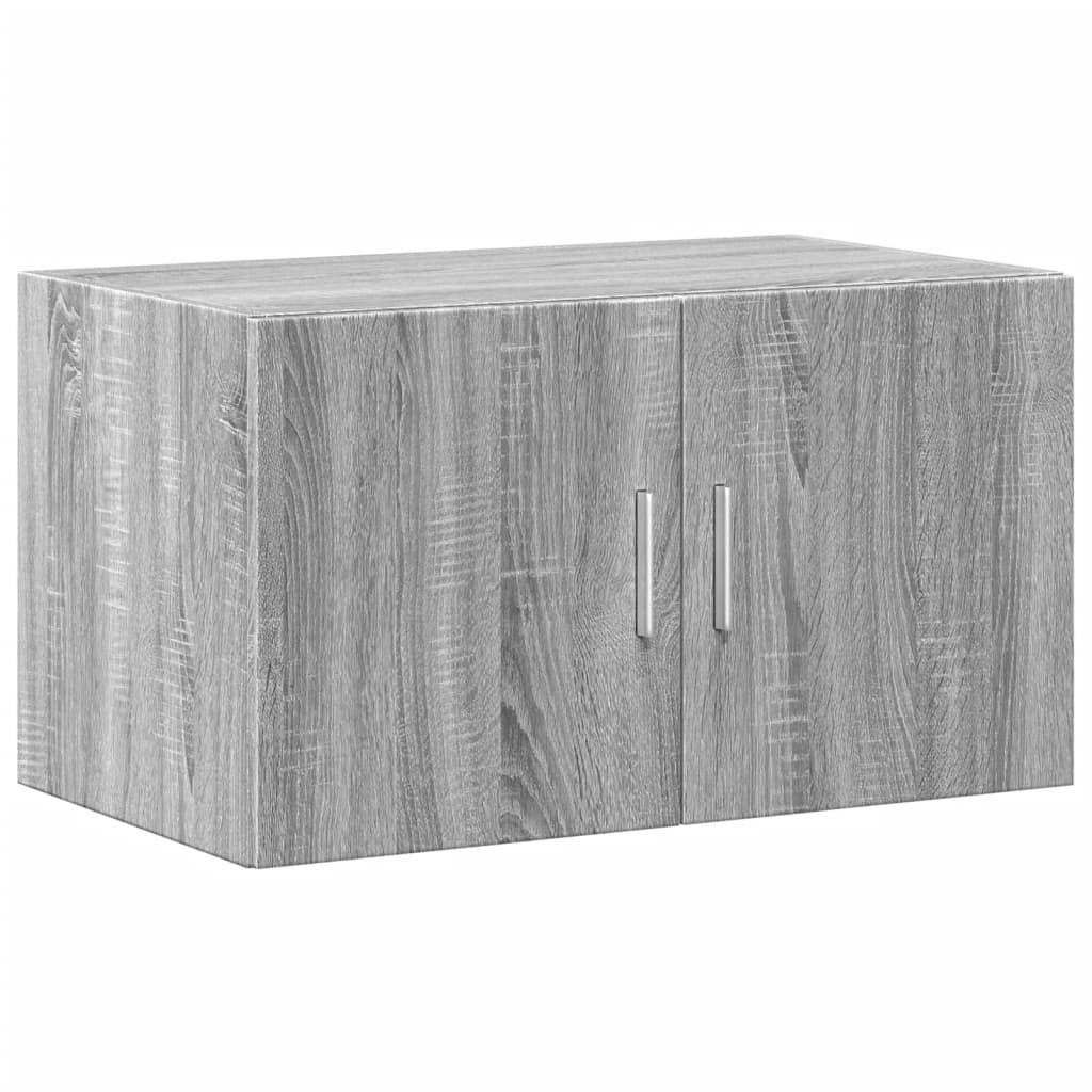 Sonoma grauer Wandschrank 70x42,5x40 cm, Holzwerkstoff