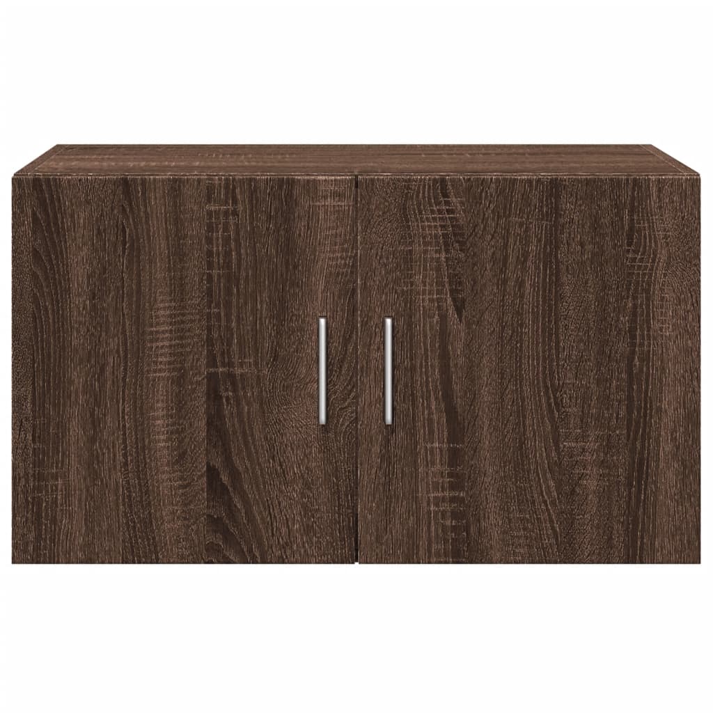 Wandschrank aus brauner Eiche, 70 x 42,5 x 40 cm, Holzwerkstoff