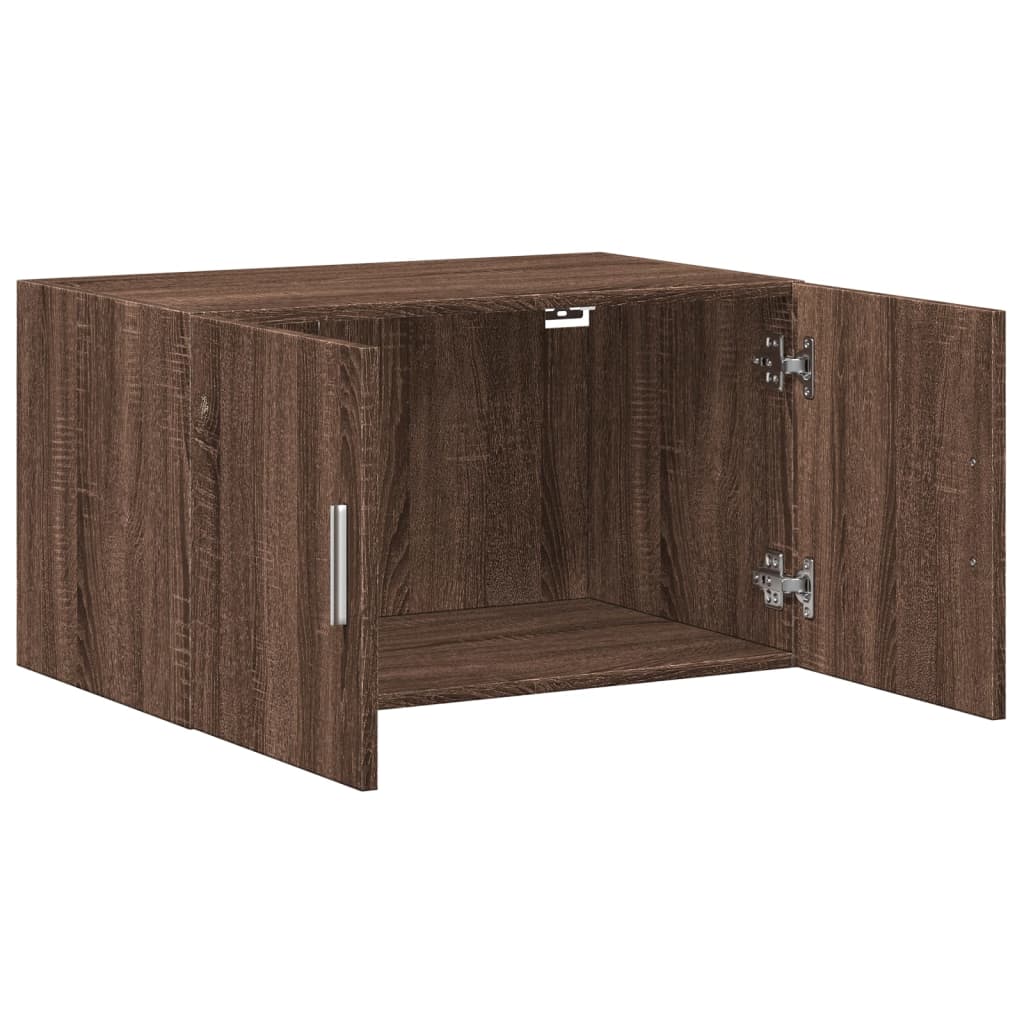 Wandschrank aus brauner Eiche, 70 x 42,5 x 40 cm, Holzwerkstoff