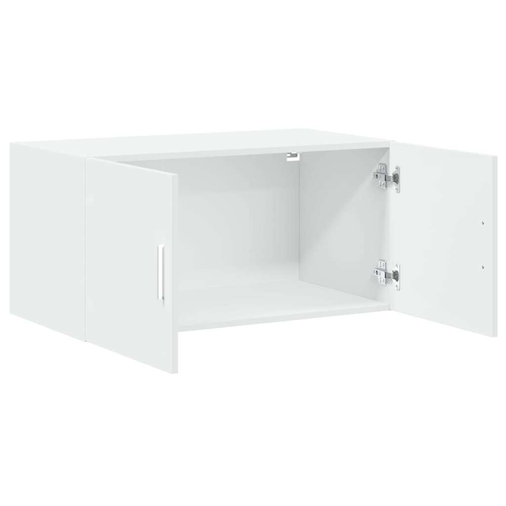 Weißer Wandschrank 80x42,5x40 cm aus Holzwerkstoff