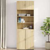 Armoire murale chêne sonoma 80x42,5x40 cm bois d'ingénierie