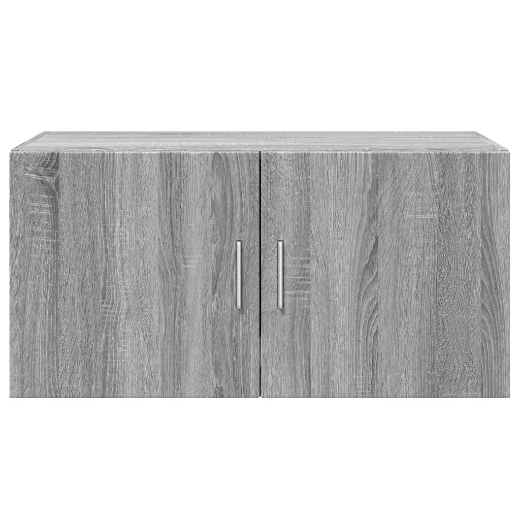 Sonoma gray wall cabinet 80x42.5x40 cm engineered wood