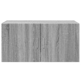 Sonoma gray wall cabinet 80x42.5x40 cm engineered wood