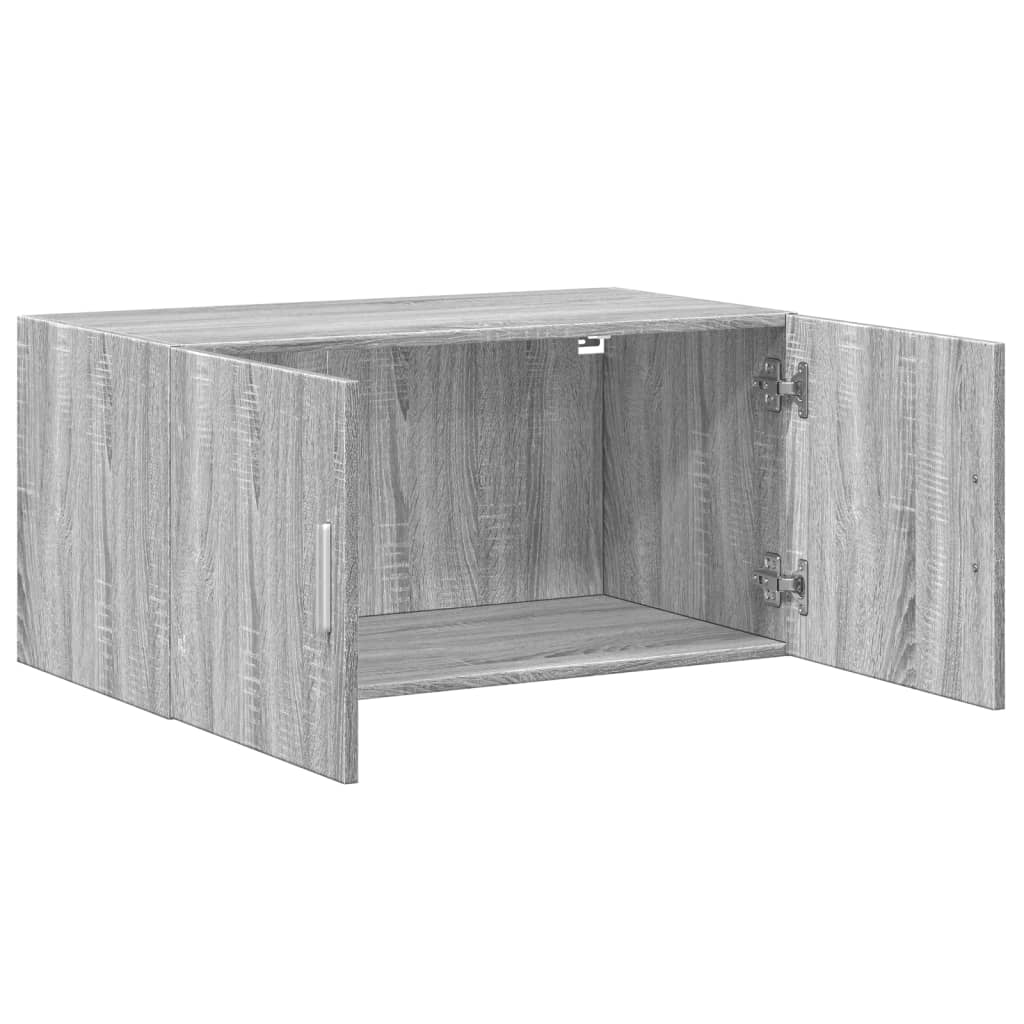 Sonoma gray wall cabinet 80x42.5x40 cm engineered wood