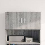 Sonoma gray wall cabinet 80x42.5x40 cm engineered wood