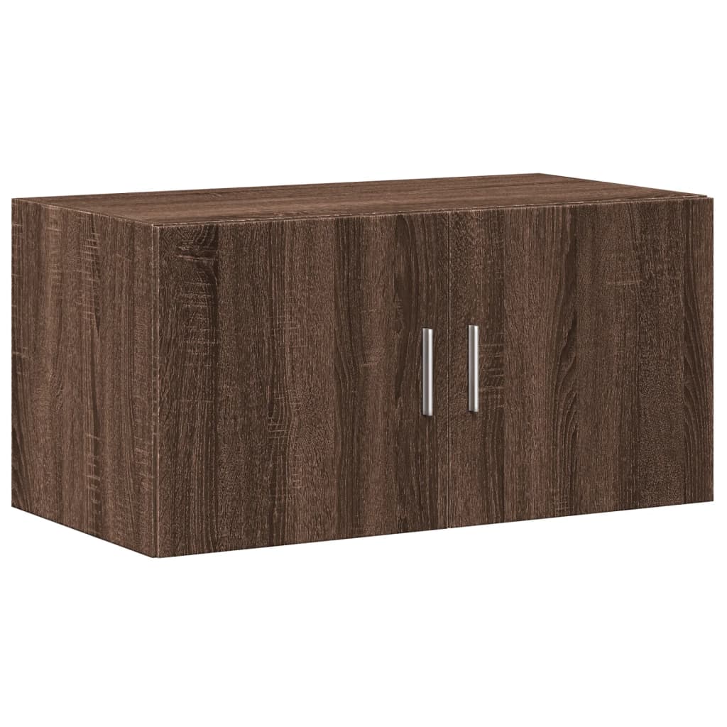 Armoire murale chêne marron 80x42,5x40 cm bois d'ingénierie