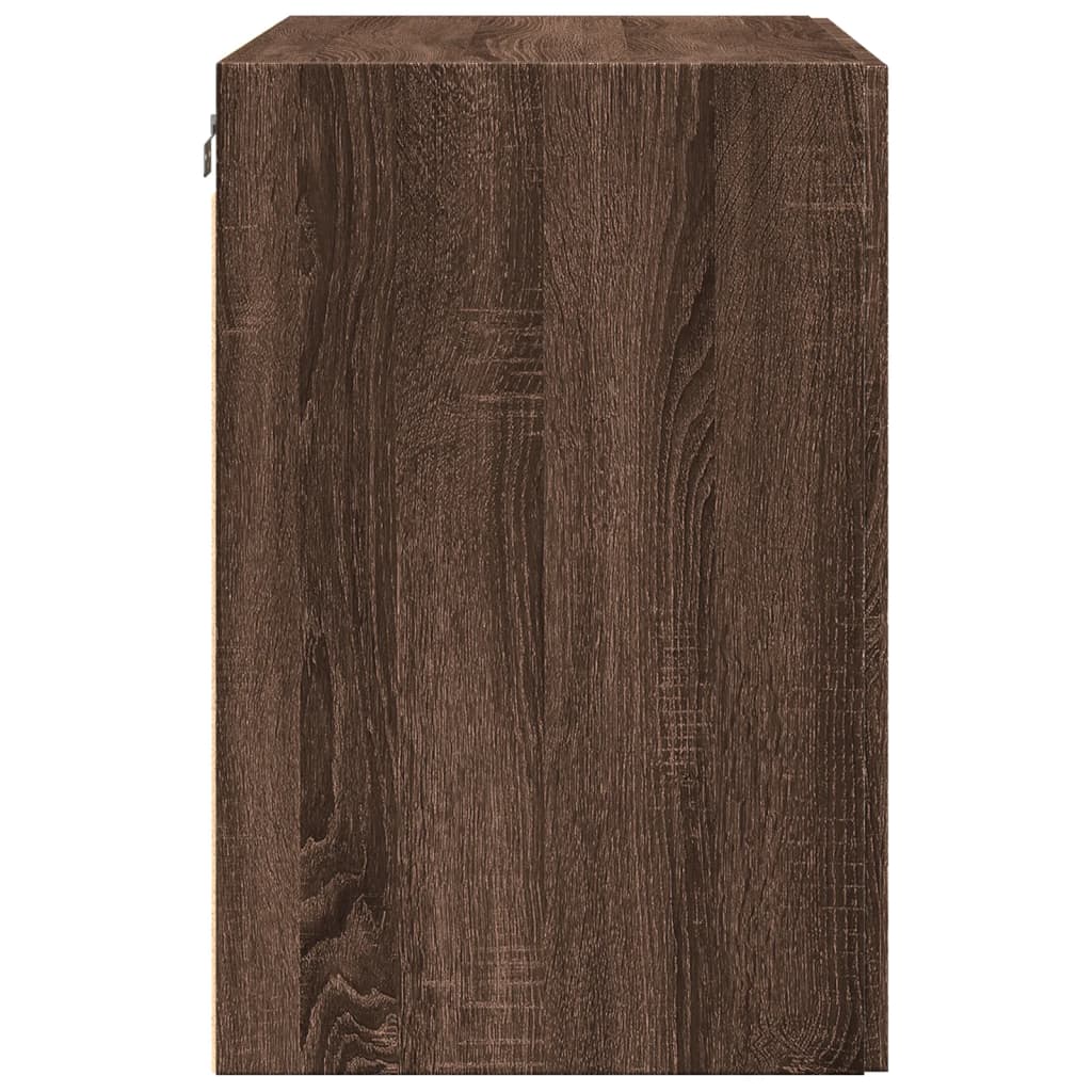 Armoire murale chêne marron 80x42,5x64 cm bois d'ingénierie