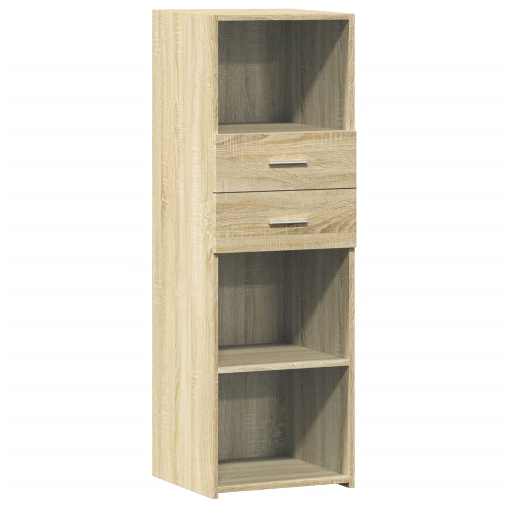 Buffet haut chêne sonoma 40x42,5x124 cm bois d'ingénierie