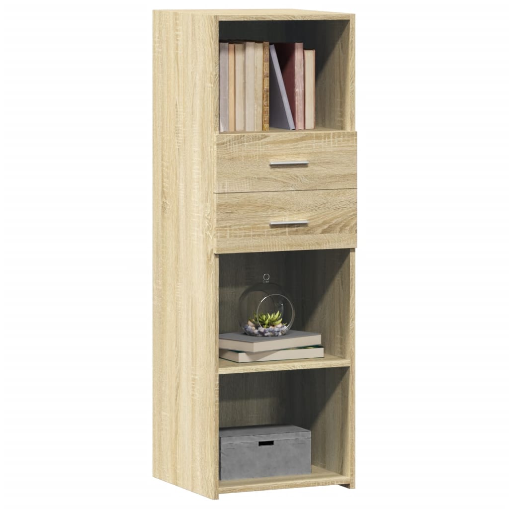 Buffet haut chêne sonoma 40x42,5x124 cm bois d'ingénierie