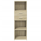 Buffet haut chêne sonoma 40x42,5x124 cm bois d'ingénierie