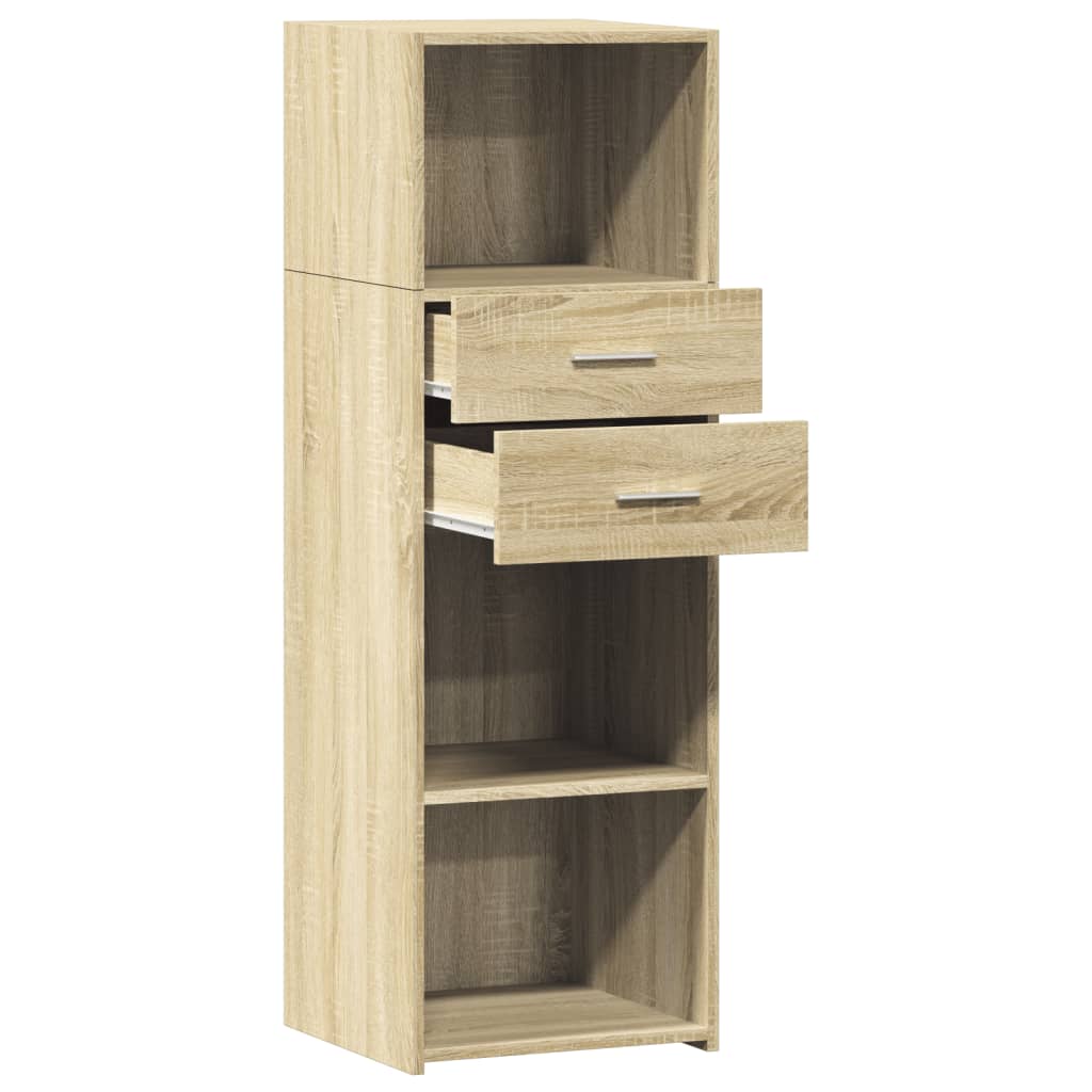 Buffet haut chêne sonoma 40x42,5x124 cm bois d'ingénierie