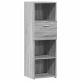 Buffet haut sonoma gris 40x42,5x124 cm bois d'ingénierie