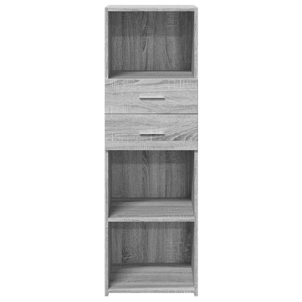 Buffet haut sonoma gris 40x42,5x124 cm bois d'ingénierie