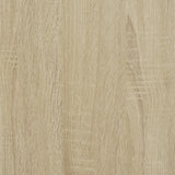 High sideboard sonoma oak 30x42.5x185 cm engineered wood