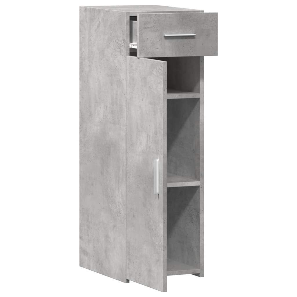 Concrete gray sideboard 30x42.5x93 cm engineered wood