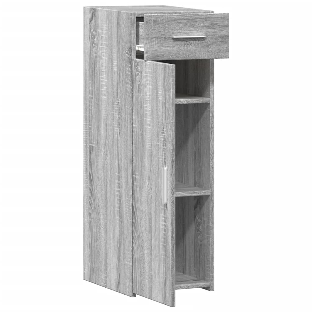 Buffet sonoma gris 30x42,5x93 cm bois d'ingénierie