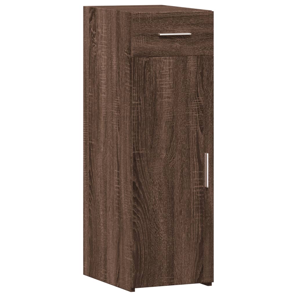 Buffet chêne marron 30x42,5x93 cm bois d'ingénierie