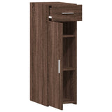 Buffet chêne marron 30x42,5x93 cm bois d'ingénierie