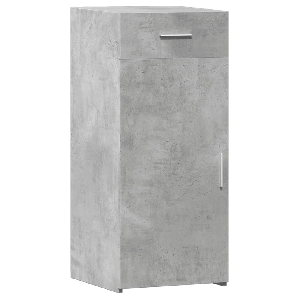 Concrete gray sideboard 40x42.5x93 cm engineered wood