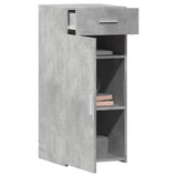 Concrete gray sideboard 40x42.5x93 cm engineered wood