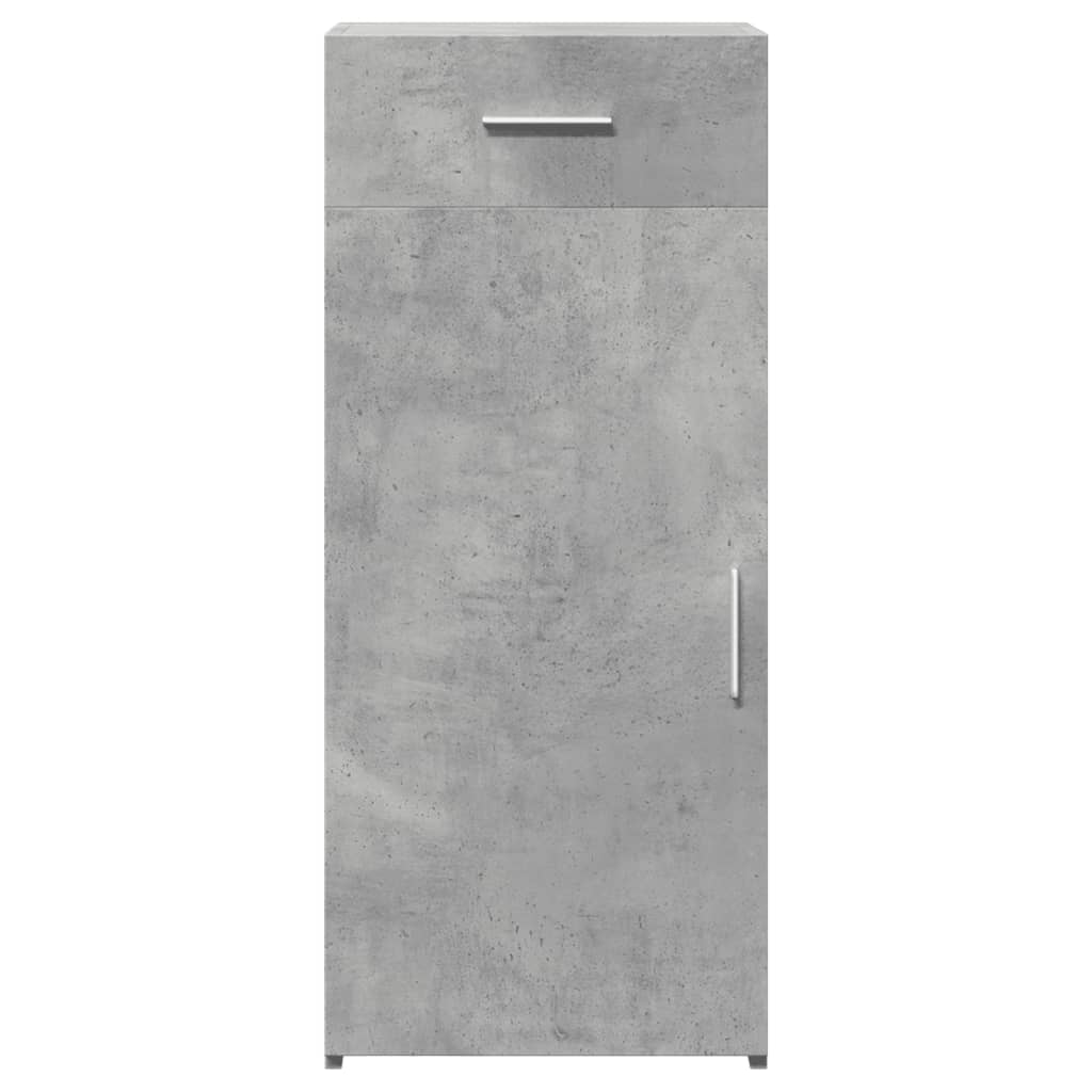 Concrete gray sideboard 40x42.5x93 cm engineered wood