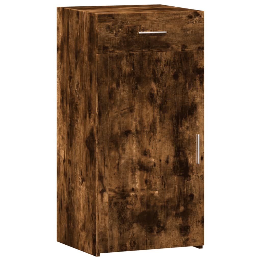 Buffet chêne fumé 45x42,5x93 cm bois d'ingénierie