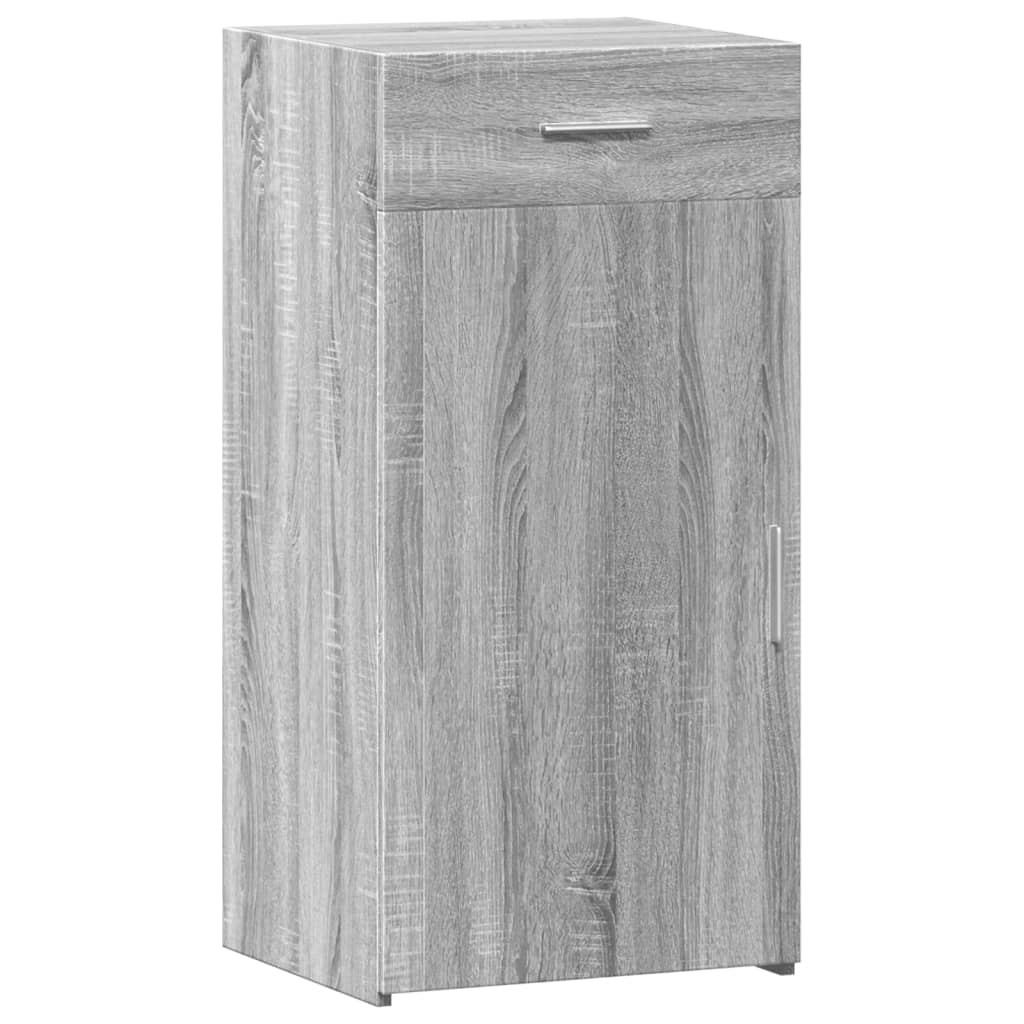 Sonoma graues Sideboard 45x42,5x93 cm, Holzwerkstoff